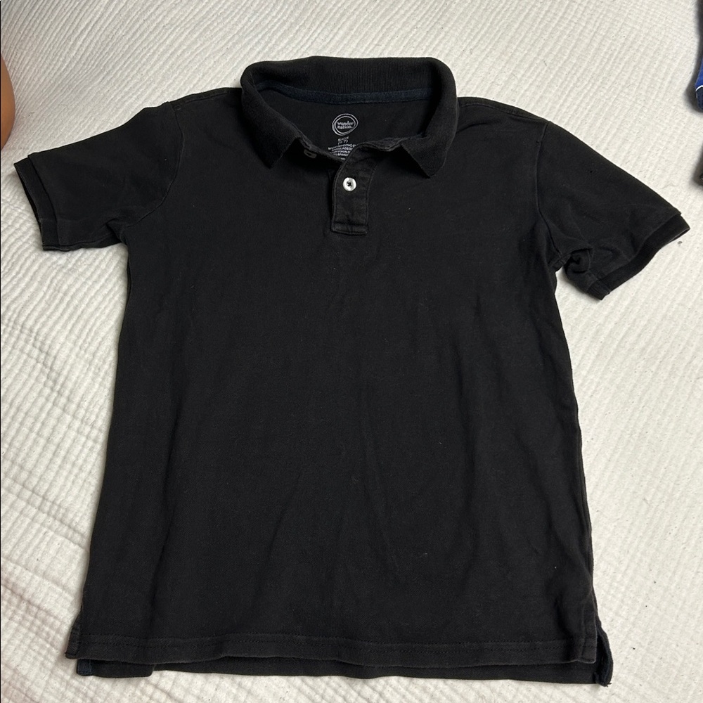 Wonder Nation Black Polo Shirt